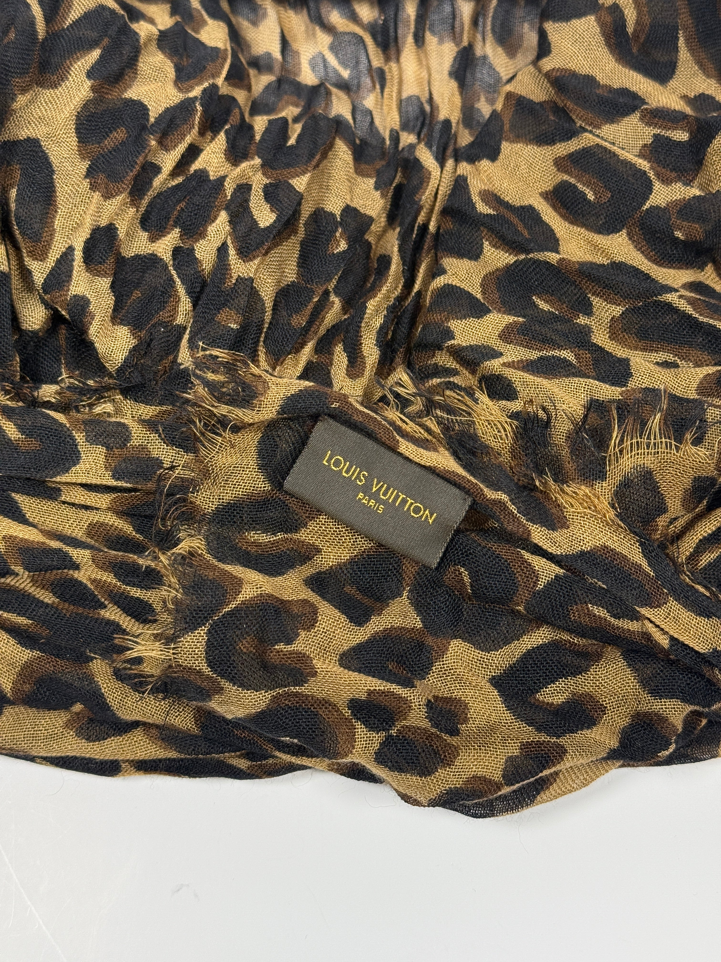 Louis Vuitton Leopard Stole