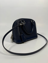 Louis Vuitton Alma BB In Navy Epi Leather