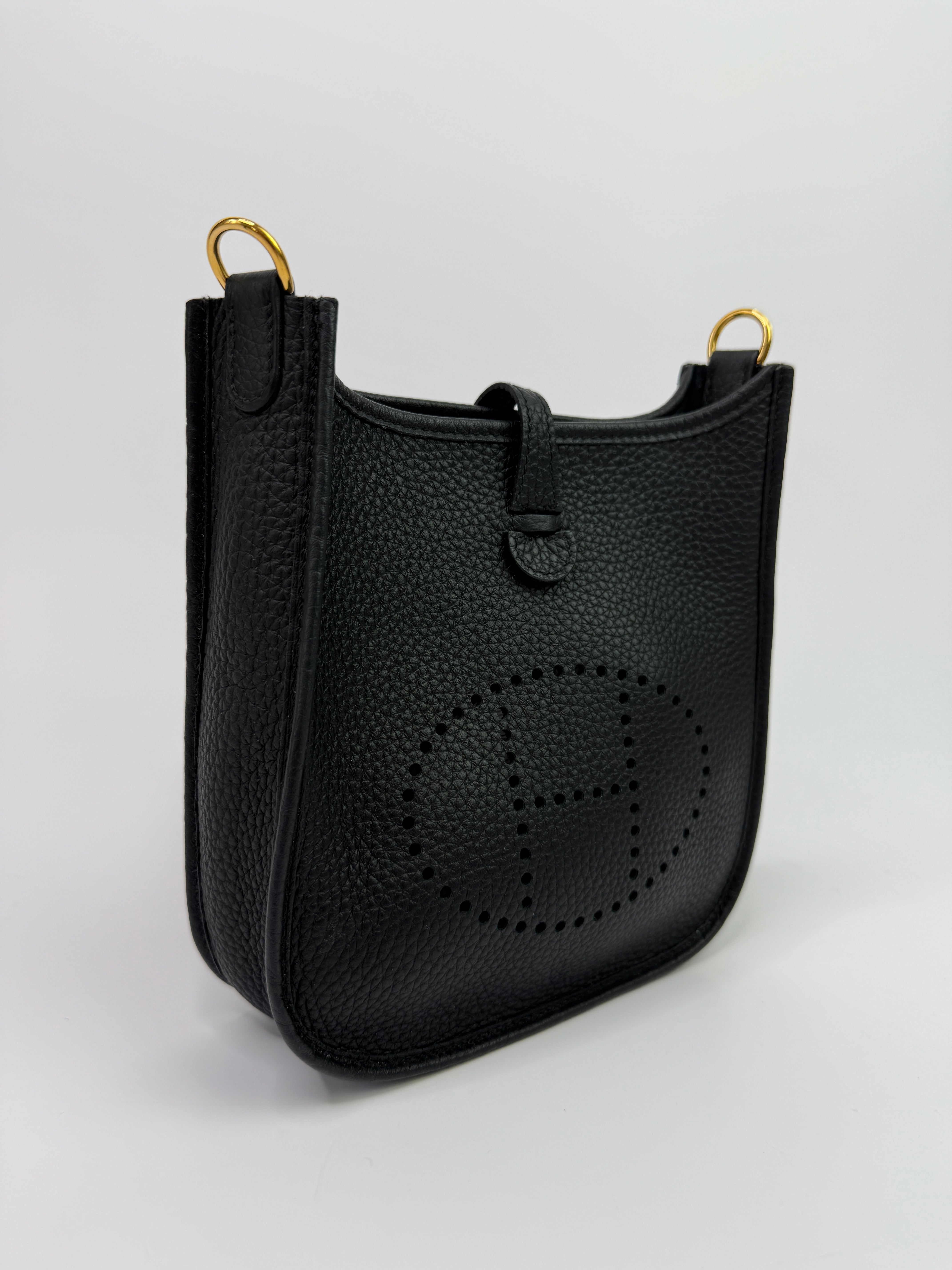 Hermès Evelyne TPM Black Clemence GHW