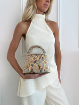 Louis Vuitton Capucines BB In Gold Python With GHW