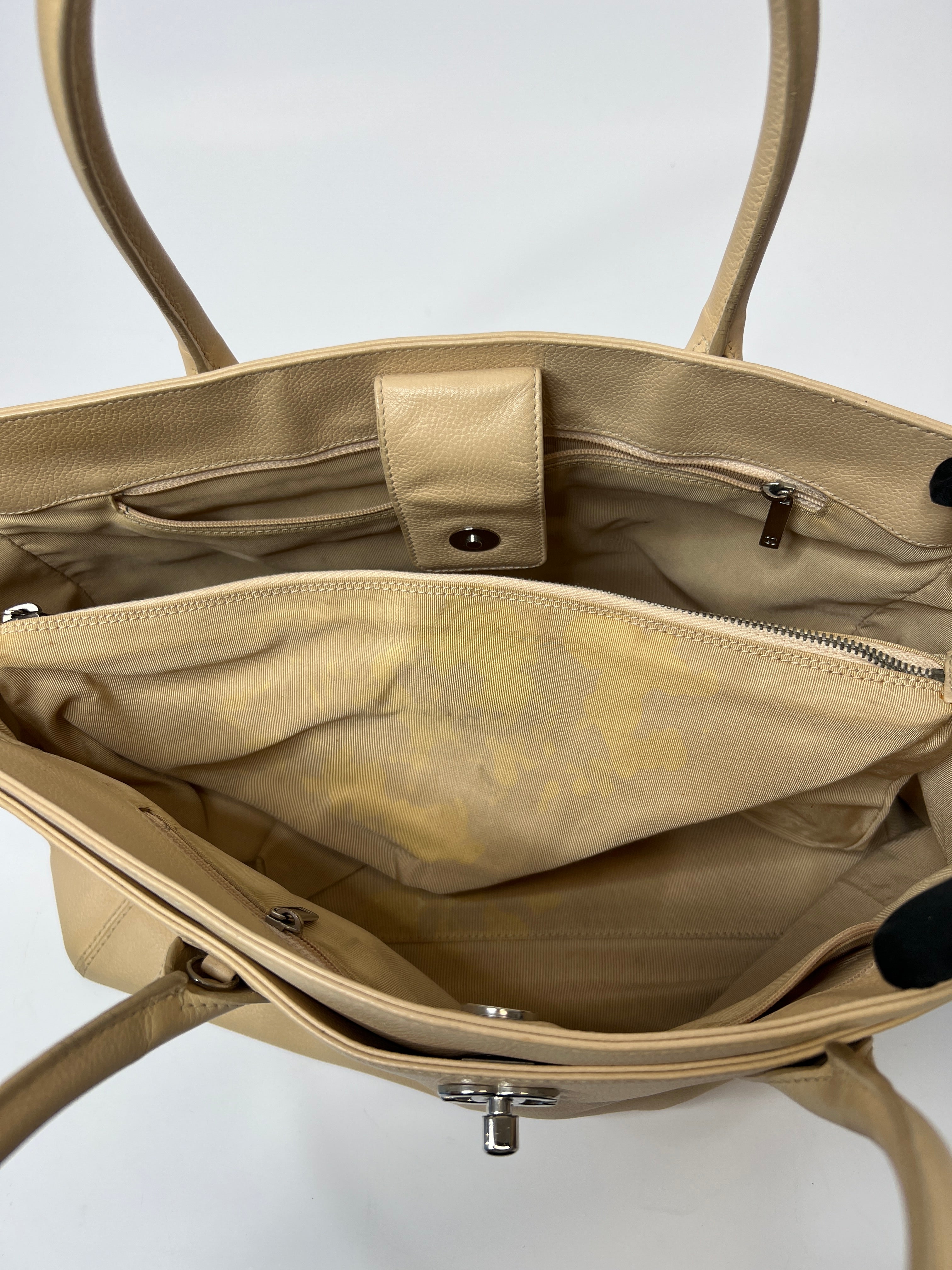 Chanel Beige Leather Executive Tote Bag
Pre Loved & Authentic