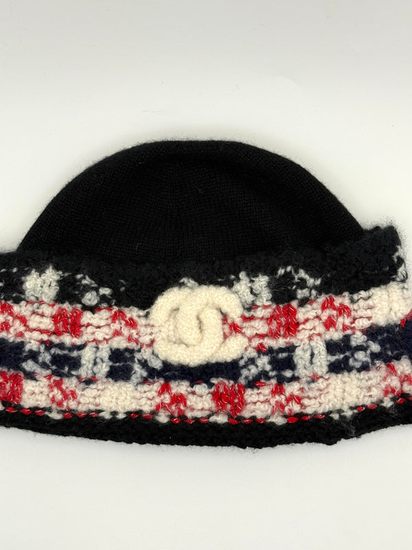 Chanel CC Logo Beanie Hat