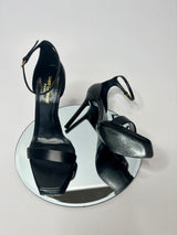 Saint Laurent Black Amber Sandal Heels (Size 39/UK 6)