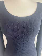 Alexander Wang Black Scoop Back Dress ( Size 2/ UK )