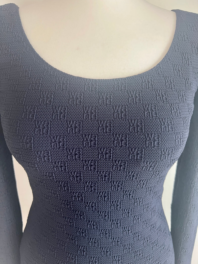 Alexander Wang Black Scoop Back Dress ( Size 2/ UK )