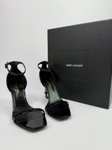 Saint Laurent Black Opyum Sandals (Size 38/UK 5)