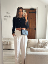 Saint Laurent Black Kate Medium Shoulder Bag