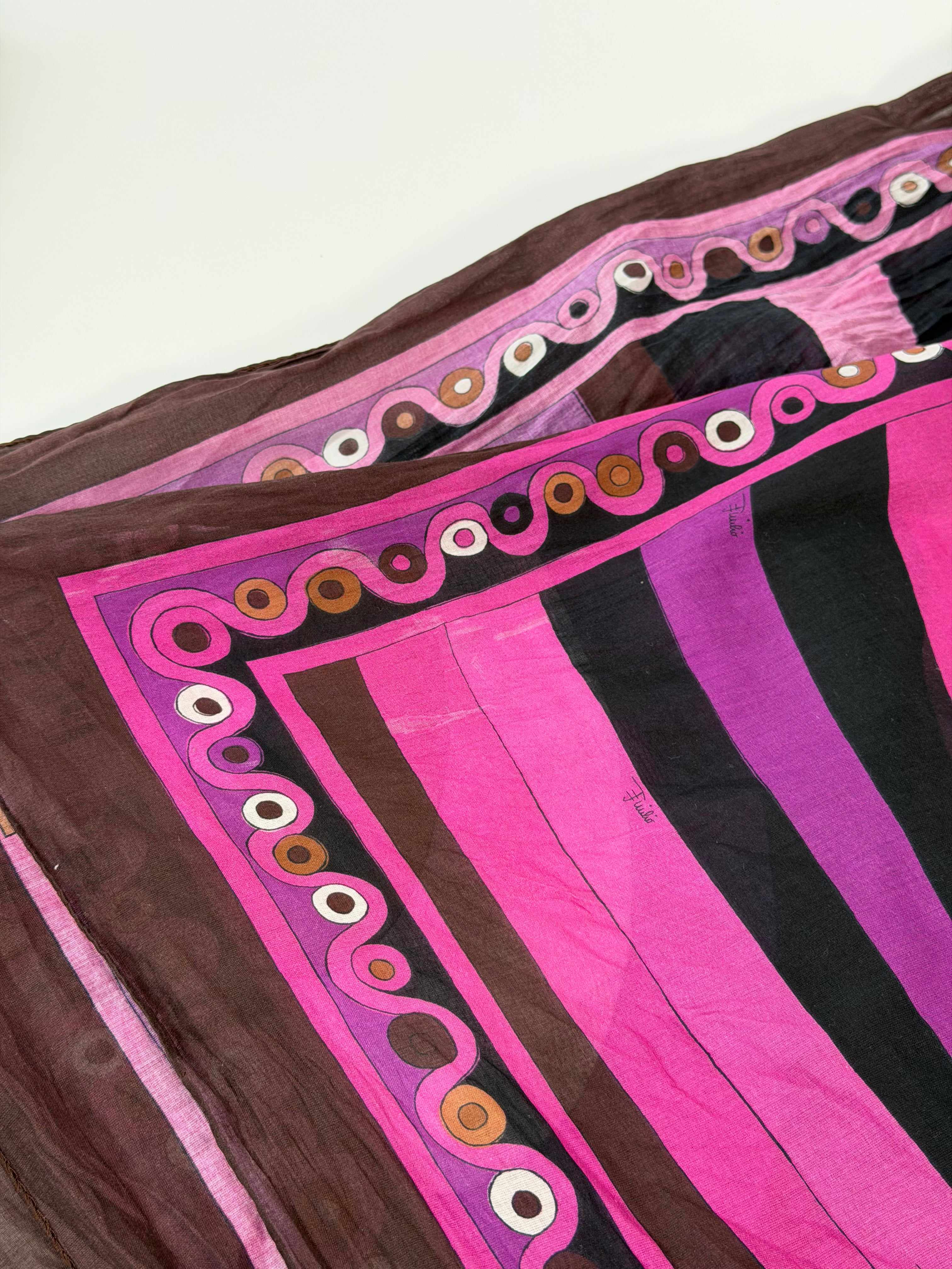Emilio Pucci Vintage Silk scarf
