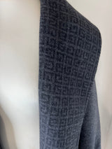 Givenchy Grey Wool Coat (Size 44/UK 16)