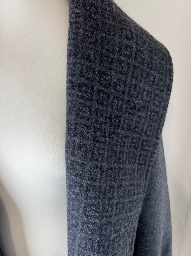 Givenchy Grey Wool Coat (Size 44/UK 16)