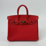 Hermès Birkin 25 In Candy Rose Jaipur Epsom With Permabrass Hardware