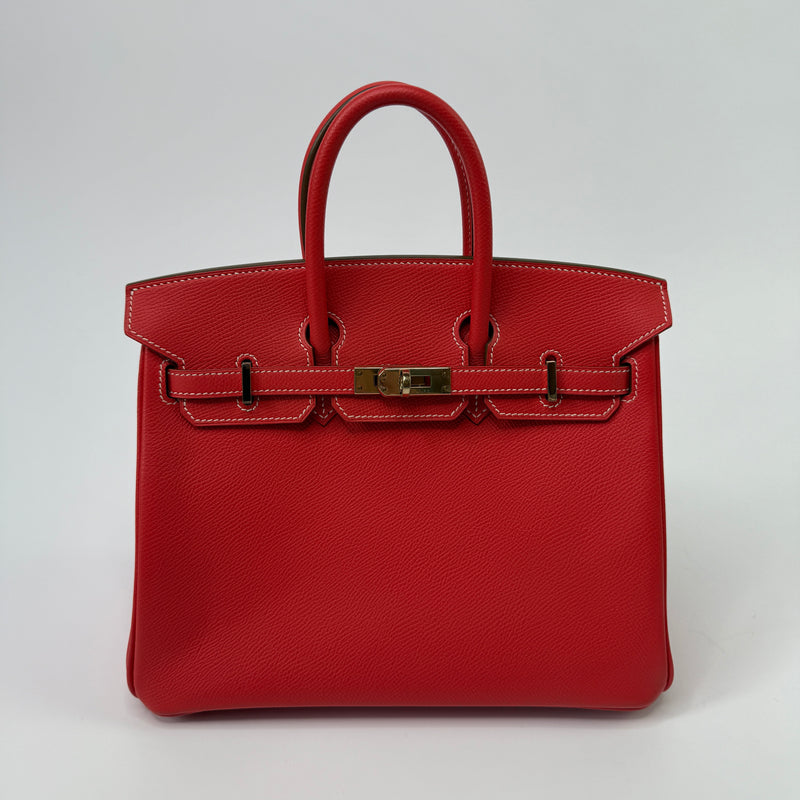 Hermès Birkin 25 In Candy Rose Jaipur Epsom With Permabrass Hardware
