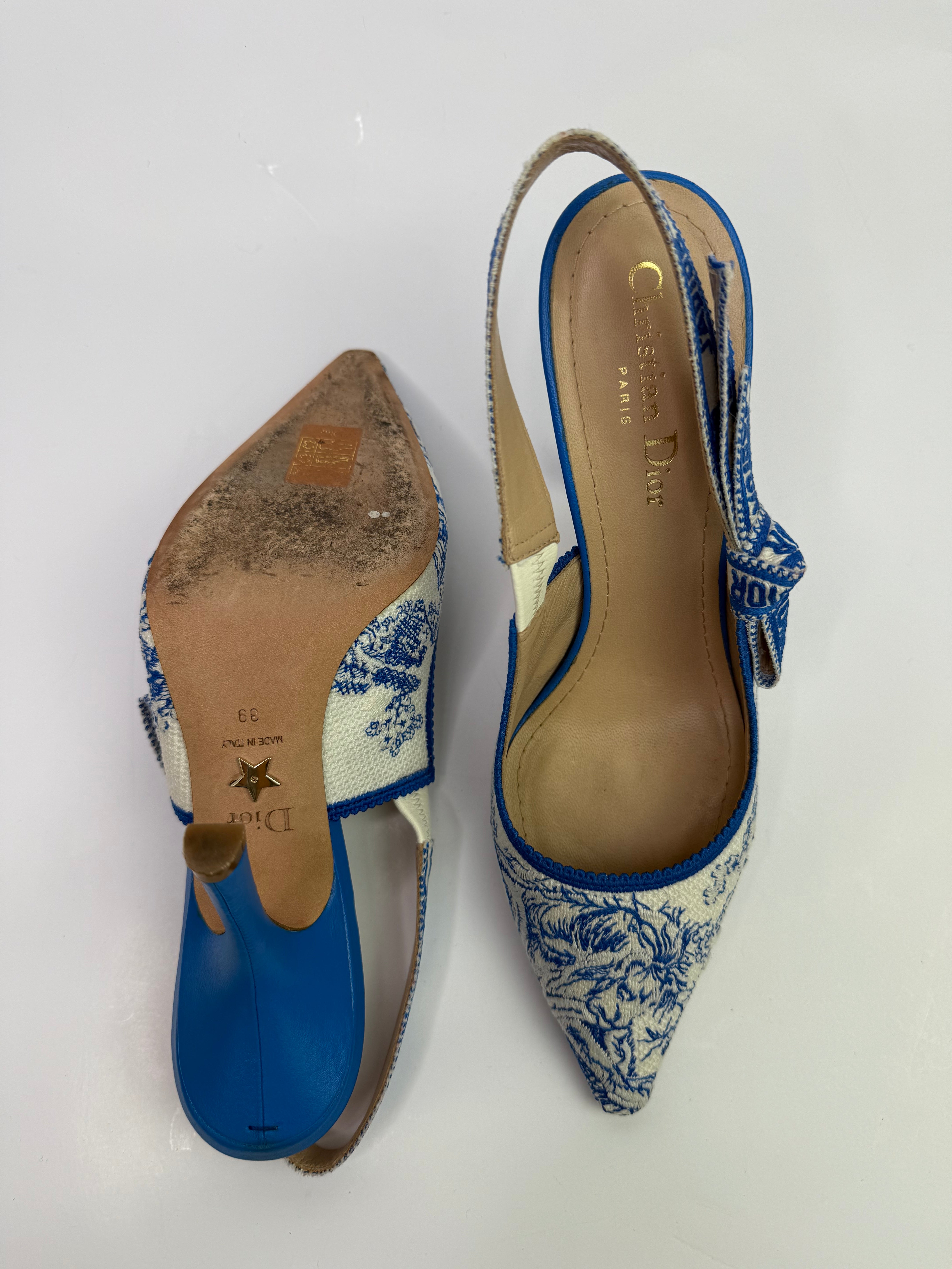 Christian Dior J'adior Singback blue Pumps (Size 39 /UK6)