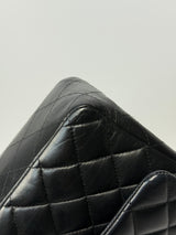 Chanel Medium Classic Double Flap Black Lambskin With GHW