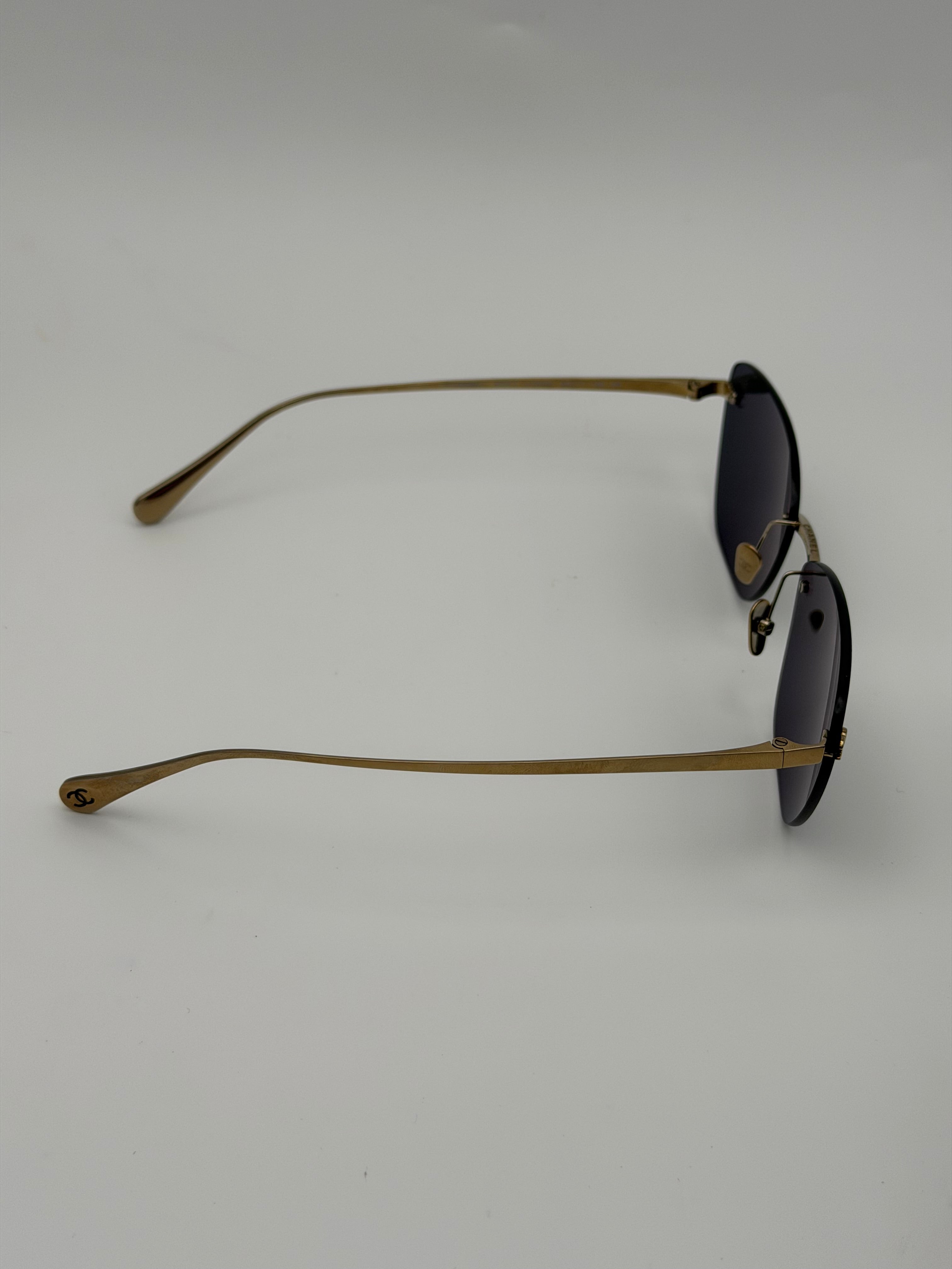 Chanel Sunglasses grey gradient. Authentic and preloved in excellent condition 