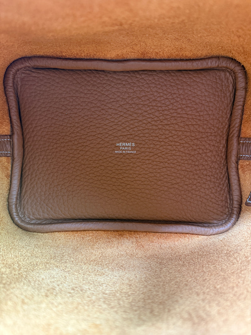 Hermès Picotin 18 In Gold Clemence With Palladium Hardware