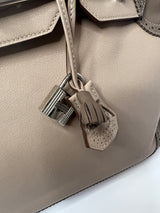 Hermès Argile And Etoupe Swift Birkin Ghillies 35
