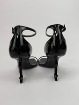 Saint Laurent Black Opyum Sandals (Size 38/UK 5)