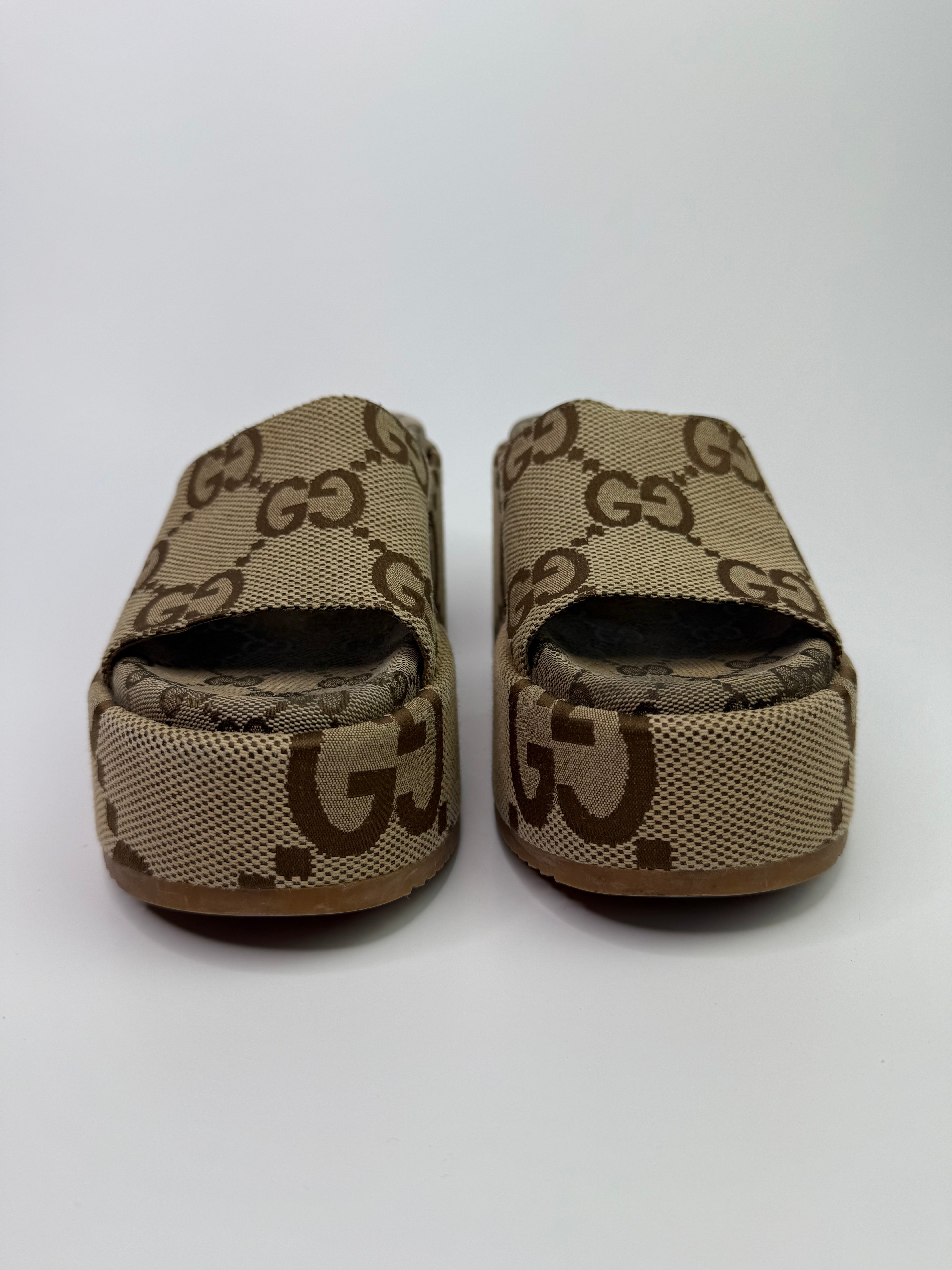 Gucci GG Angelina Platform Slides  (Size 37.5/UK 4.5)