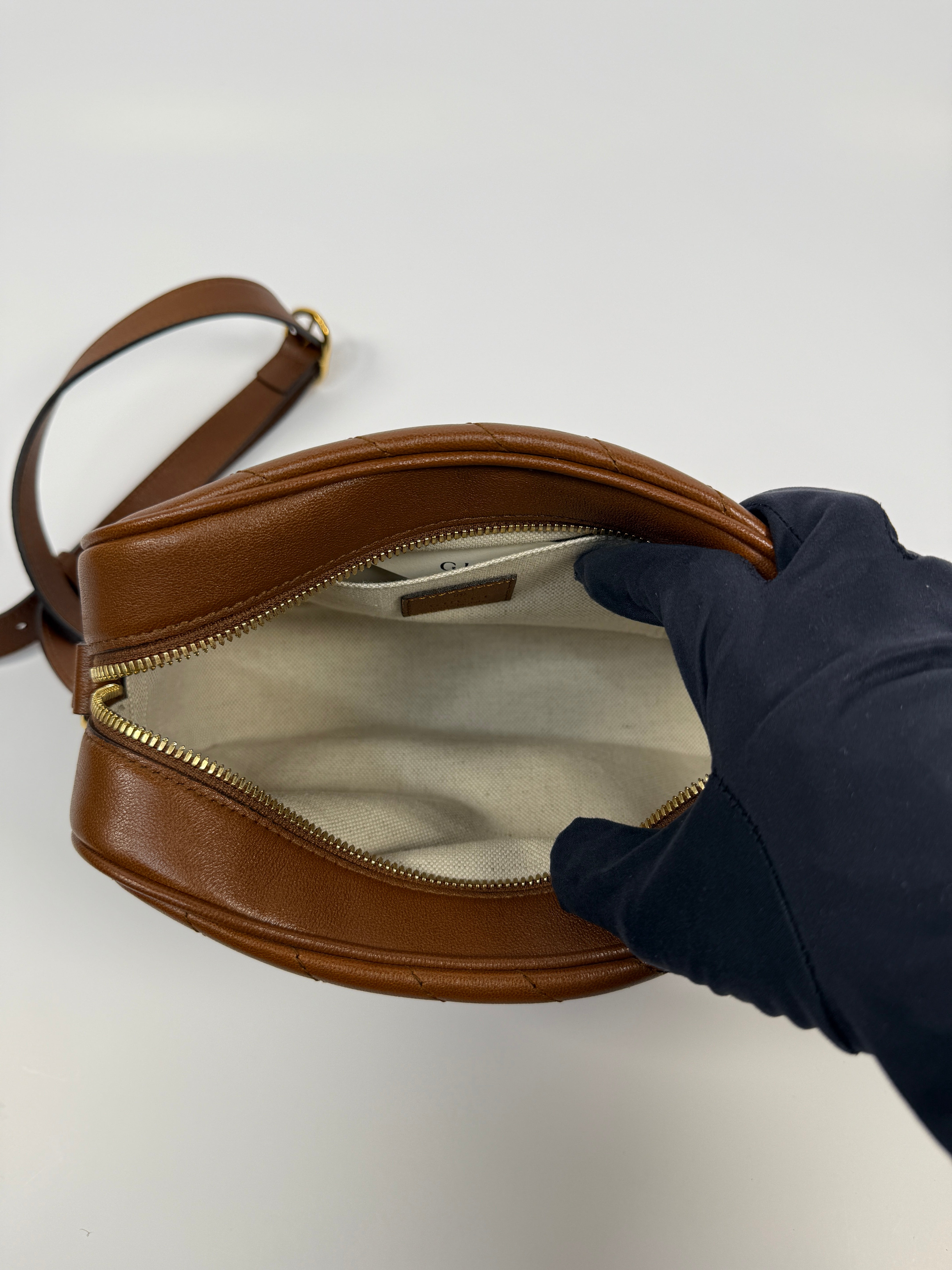 Gucci Soho Disco Crossbody Bag In Brown Leather