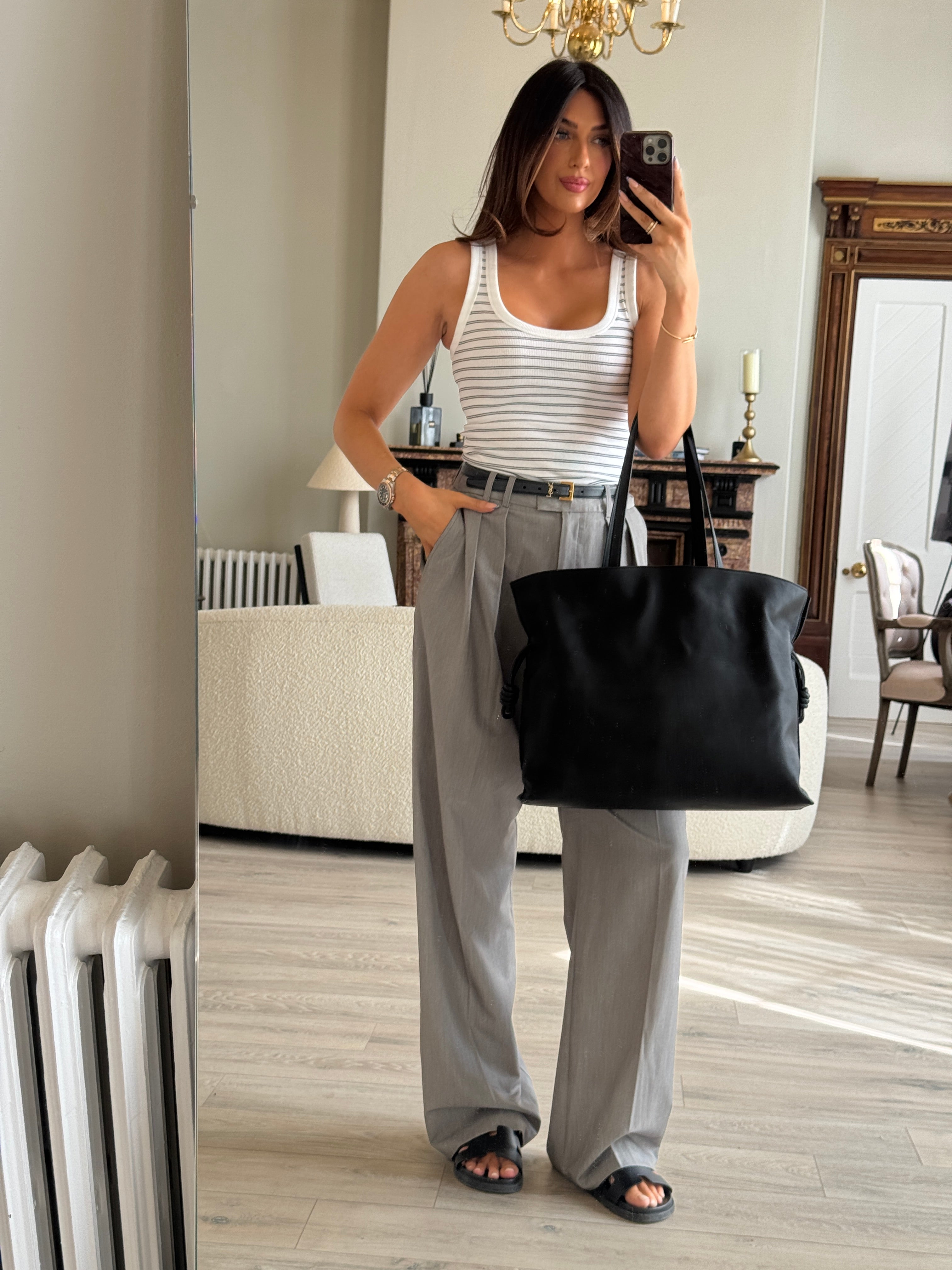 LOEWE XL Flamenco Clutch Bag