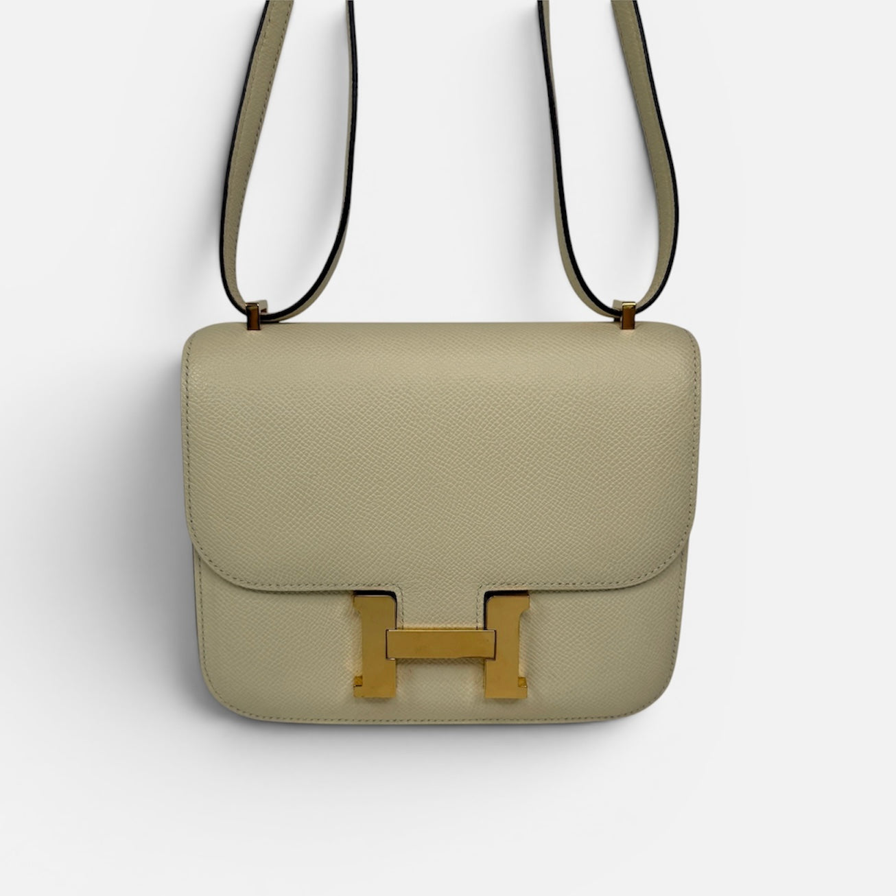Hermès Constance 18 In Nata Epsom Leather With Gold Hardware