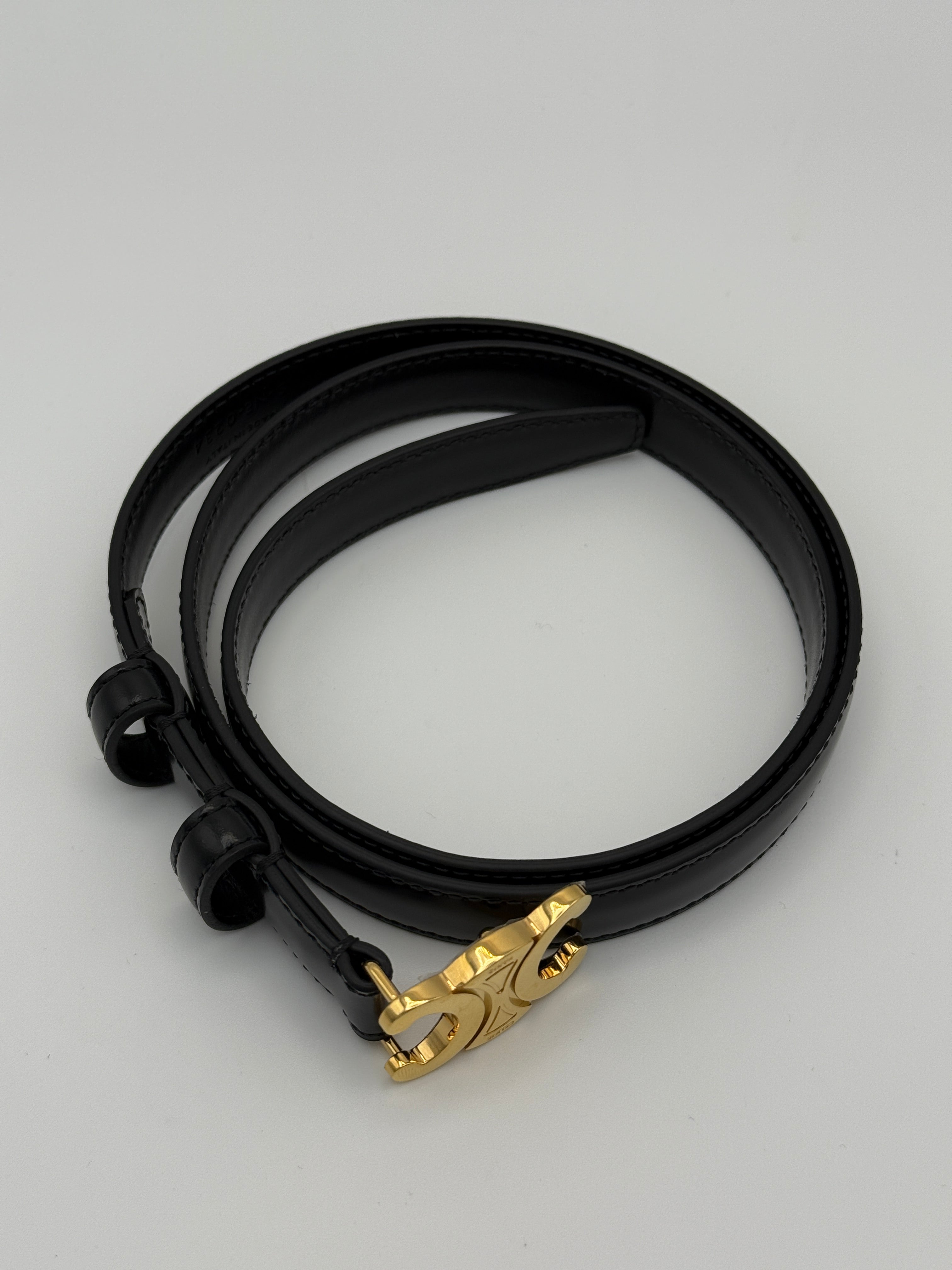 Celine Small Triomphe Belt (Size 75)
