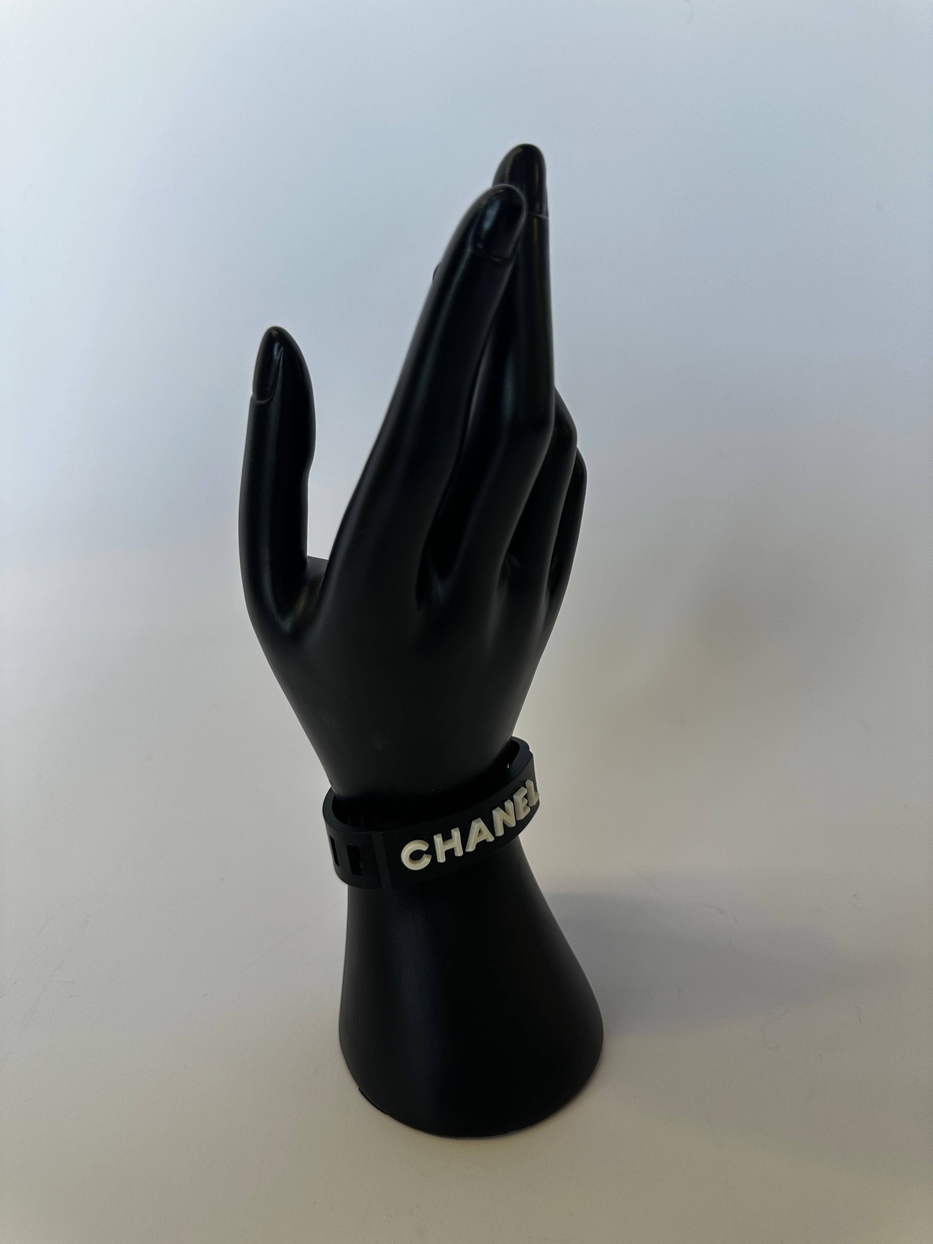 Chanel CC Rubber Bracelet