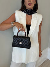 Chanel Small Coco In Black Caviar Leather With GHW
