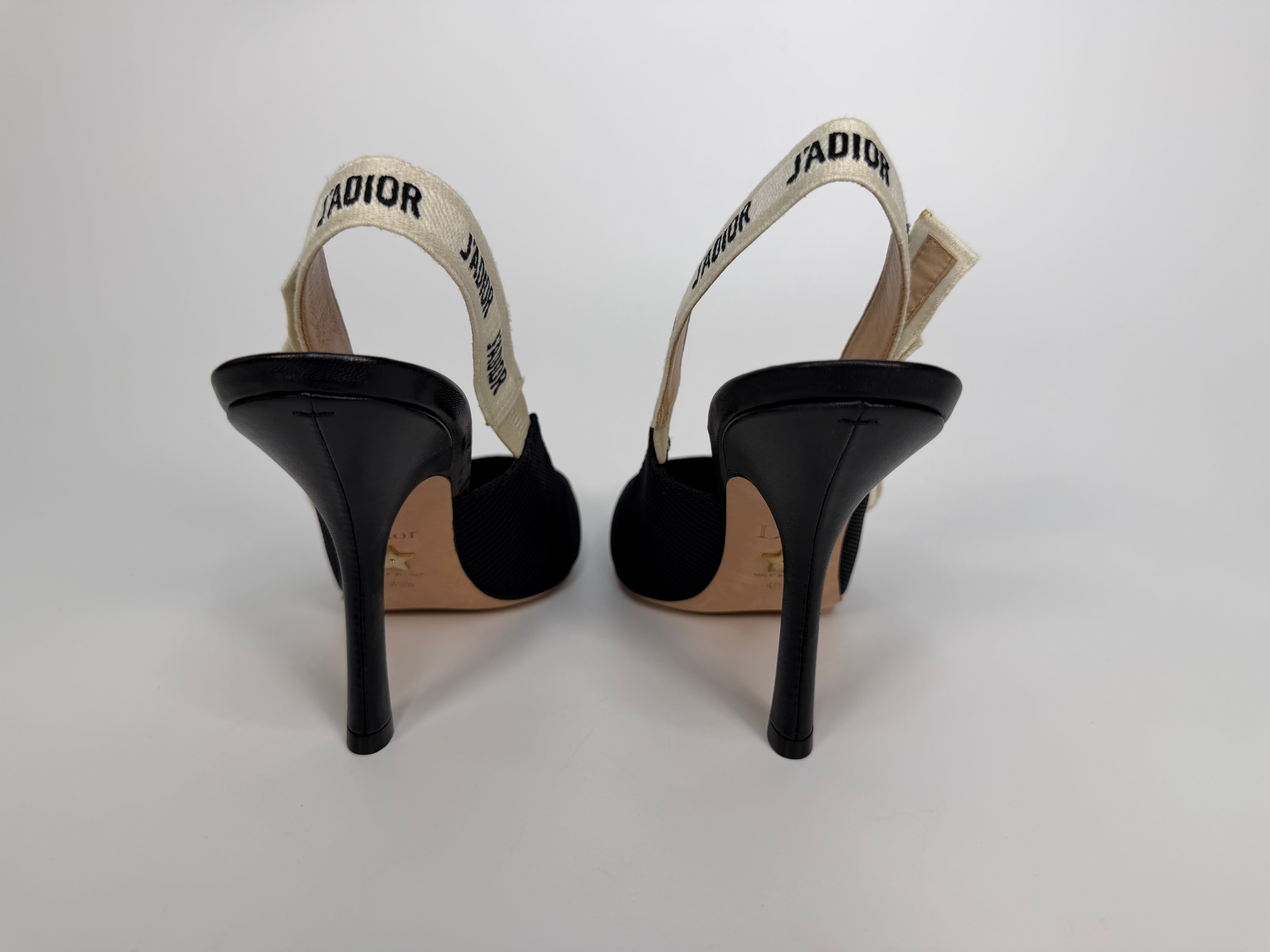 Christian Dior J'Adior Singback Pumps In Black (Size 40.5 /UK7.5). Authentic and preloved in new and unused condition