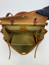Hermès Herbag 31 Zip Retourne Poussiere / Fauve With GHW