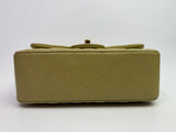 Chanel Mini Rectangle Flap Bag In Pistachio Green Lambskin With GHW