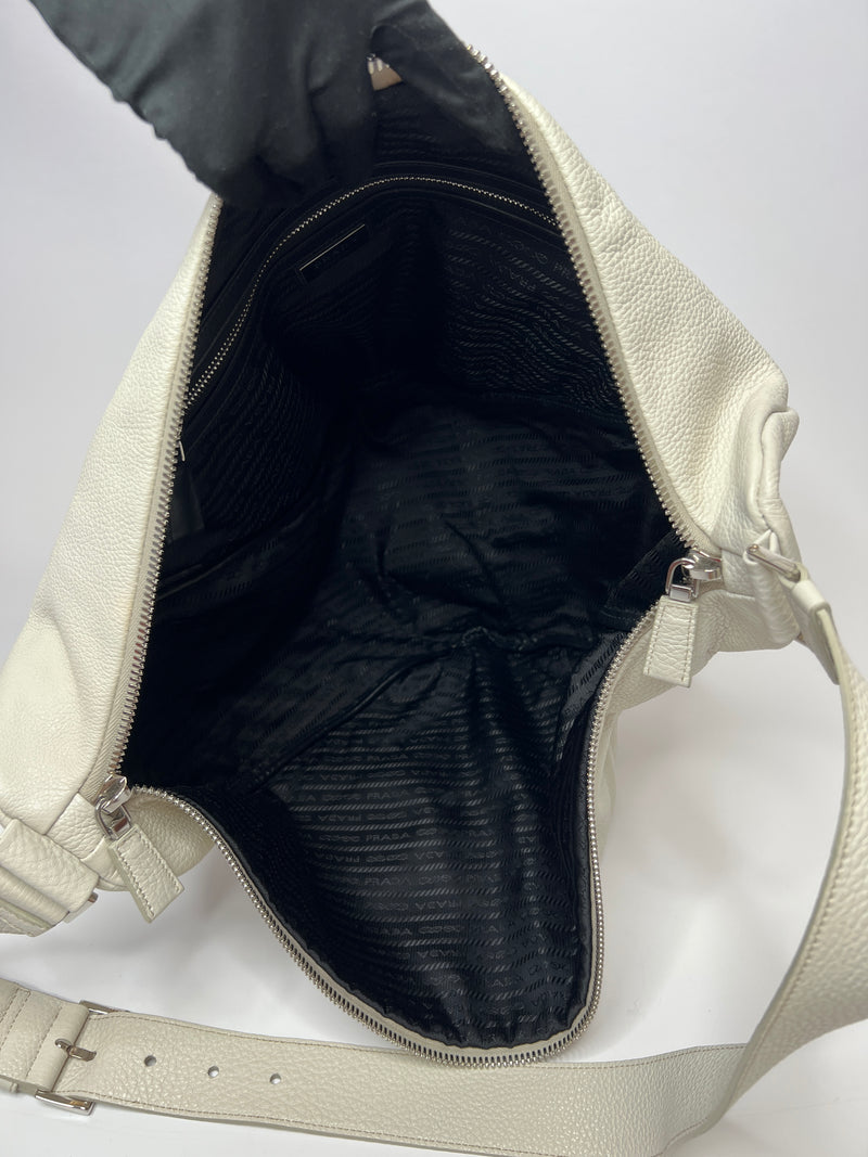 Prada Large Leather Triangle Bag
