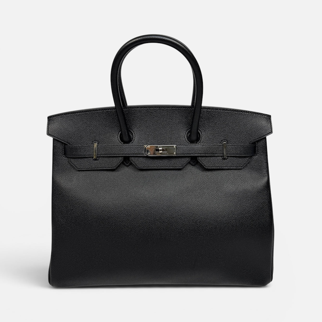 Hermès Birkin 35 Black Epsom Leather With Palladium Hardware