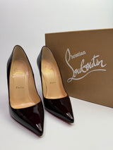 Christian Louboutin So Kate 120 In Rouge Noir  (Size 37.5/UK4.5)