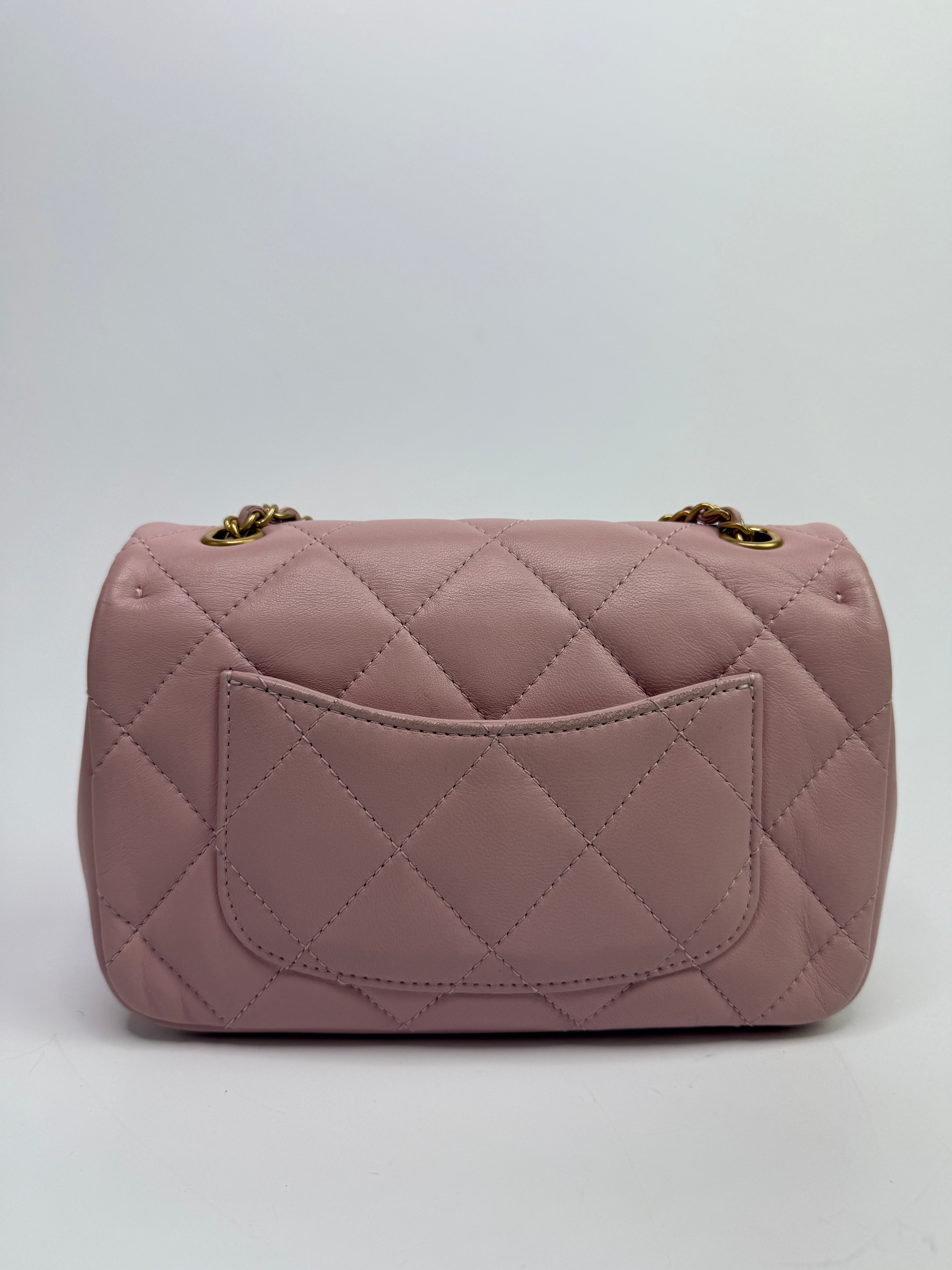 Chanel Mini Heart Charms Flap Antique Gold Hardware
Pre Loved & Authentic 