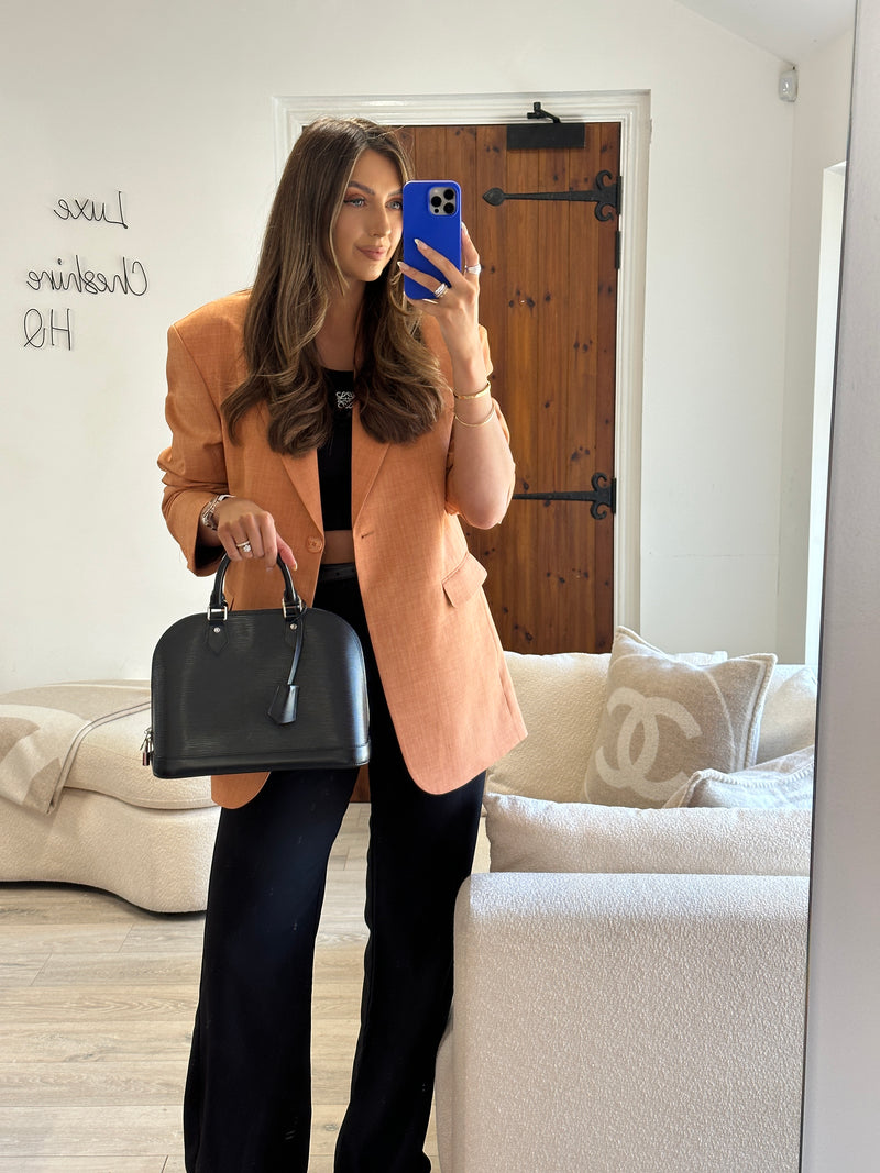 Louis Vuitton Alma PM In Black Epi Leather