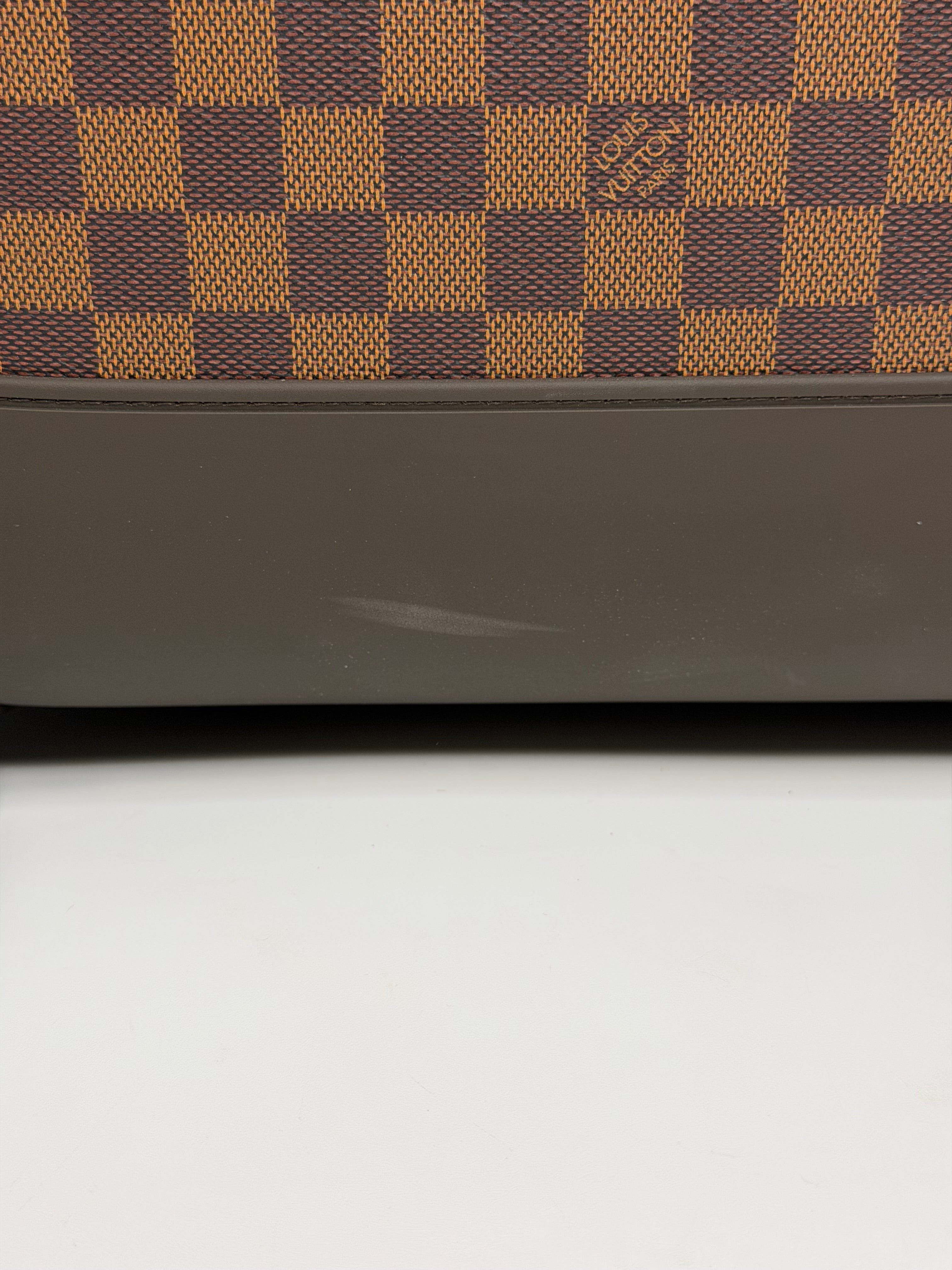 Louis Vuitton Pégase Suitcase In Damier Ebene With Gold Hardware. Authentic and preloved in excellent condition.