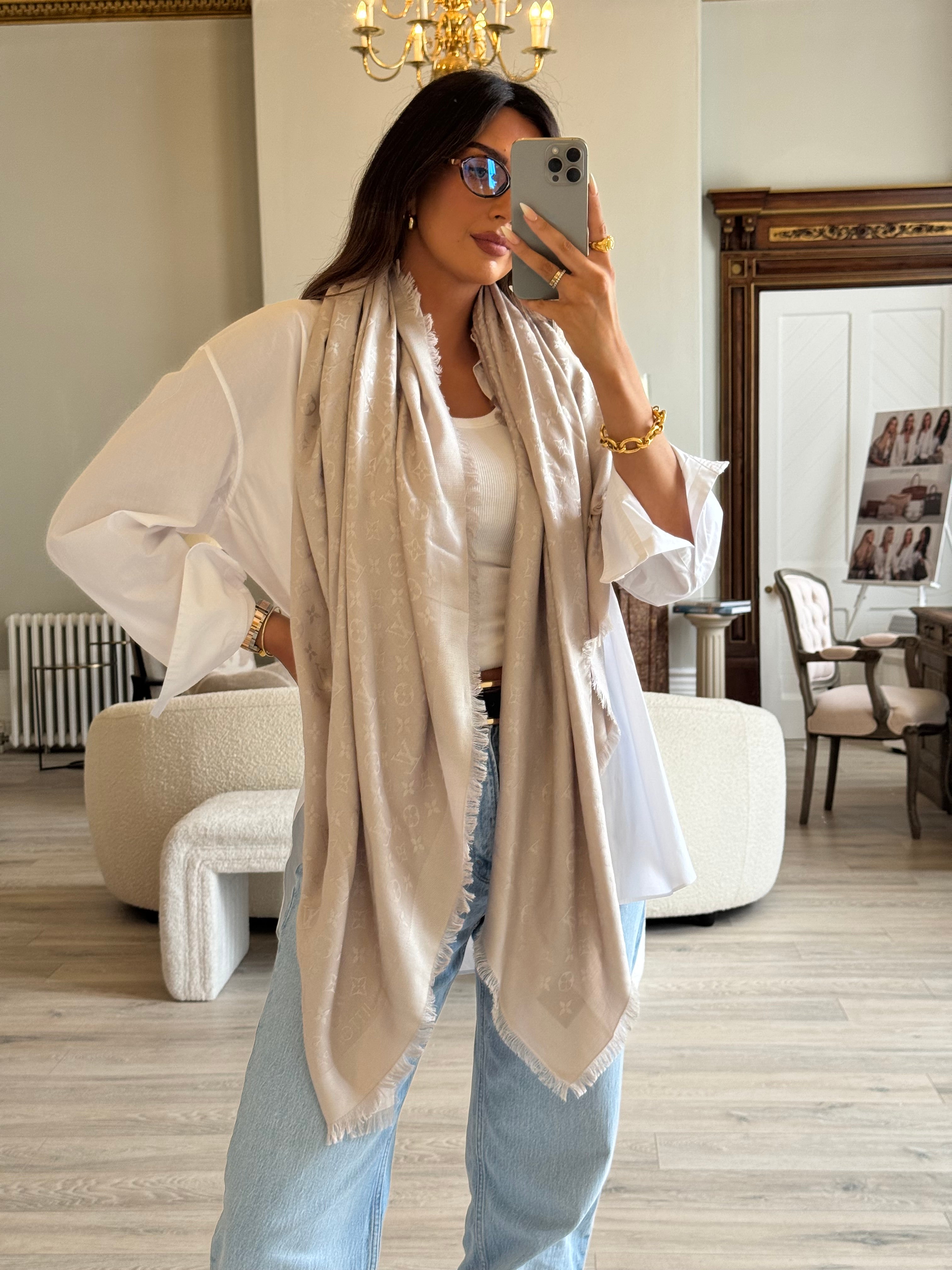 Louis Vuitton Monogram Shine Shawl