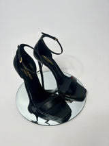 Saint Laurent Black Amber Sandal Heels (Size 39/UK 6)