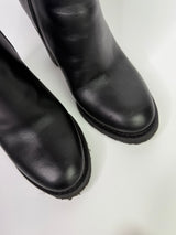Chanel CC Turnlock Ankle Boots (Size 39/UK6)