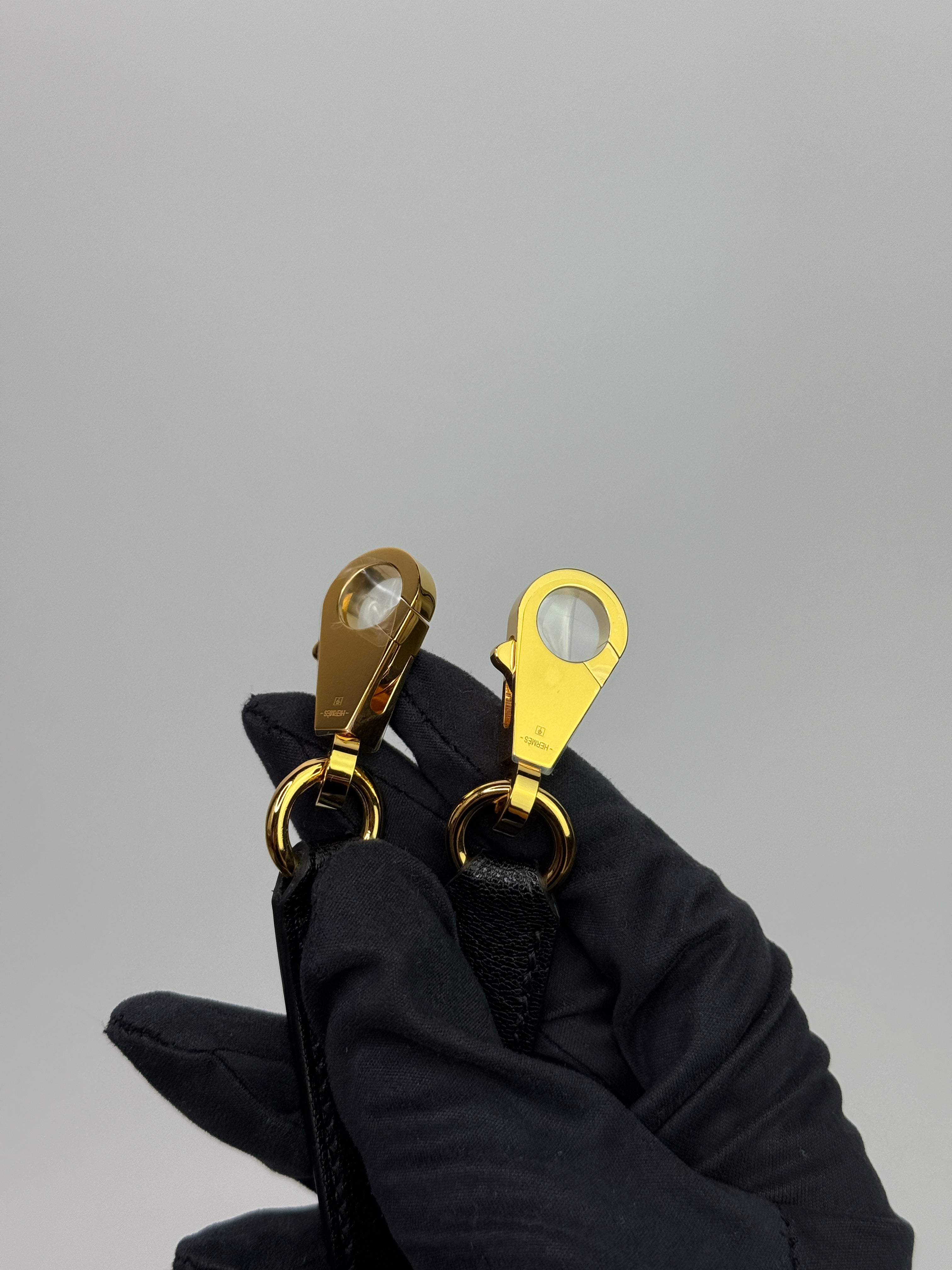 Authentic Pre Loved Hermès Kelly 25 Sellier In Black Chevre Chamilka Leather with Yellow Gold Hardware New & Unused Condition