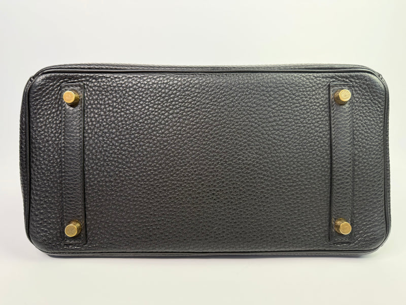 Hermès Birkin 30 In Black Togo Leather With GHW