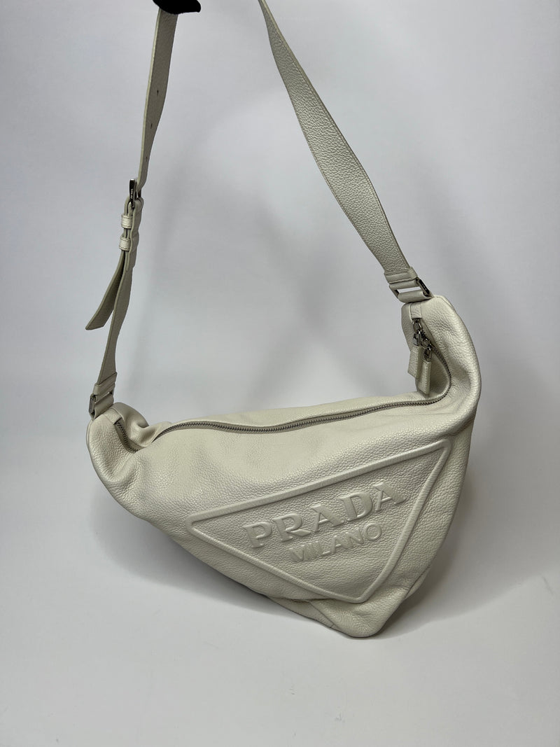 Prada Large Leather Triangle Bag