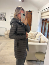 Moncler Longline Quilted Jacket (TG1 /UK S)