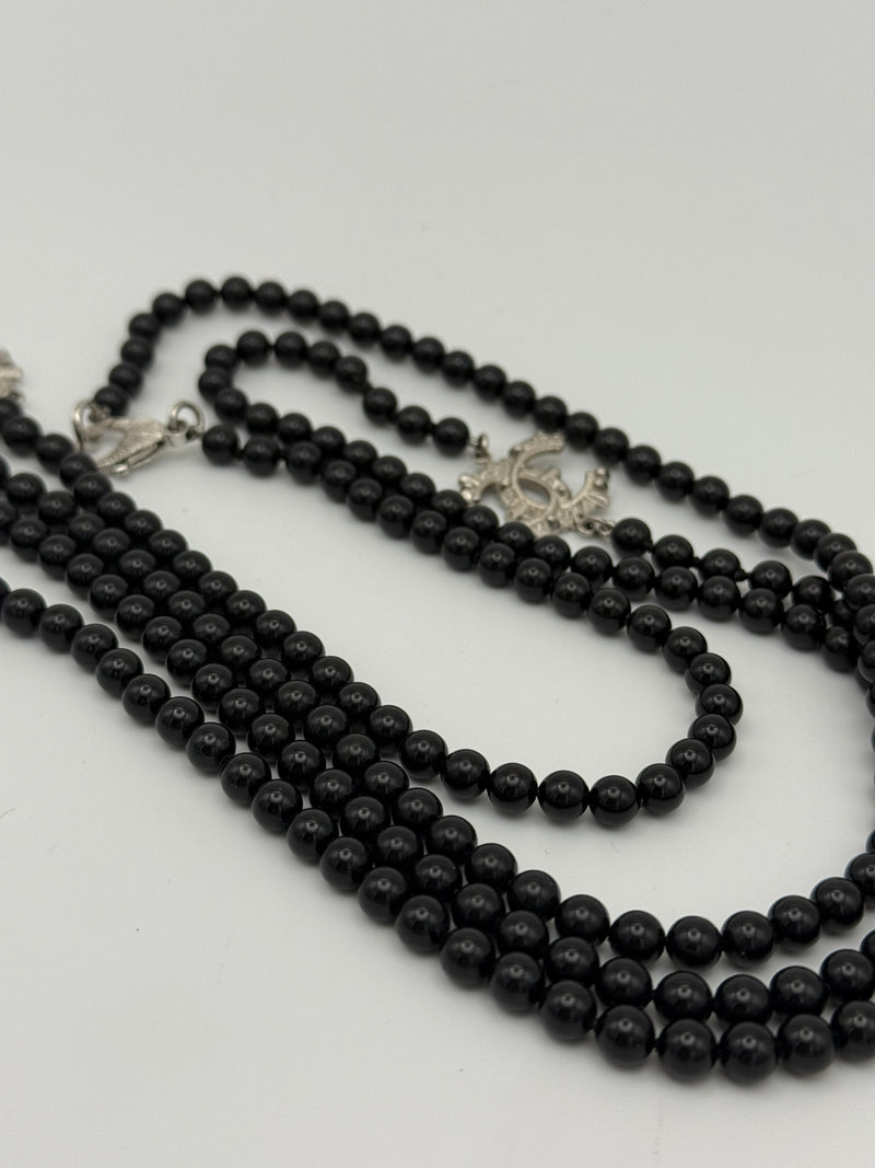 Chanel CC Beaded Necklace