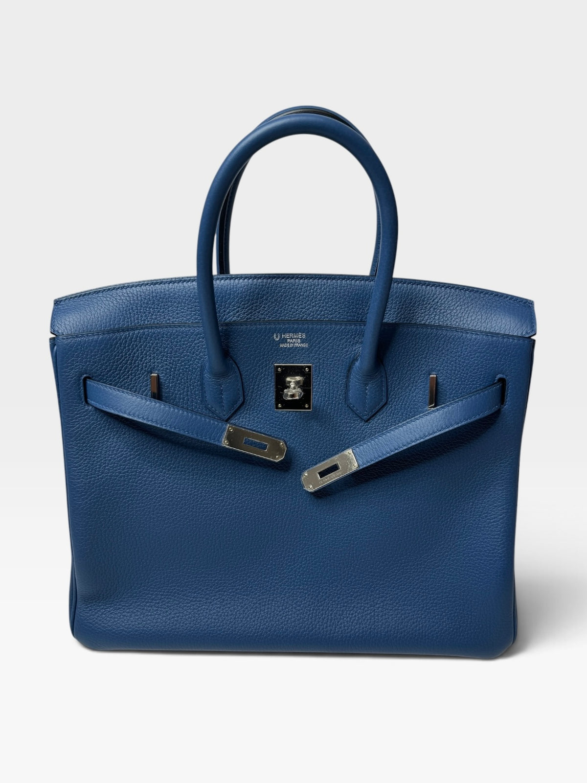Hermès Birkin 35 In Bleu Agate Togo Leather With Palladium Hardware