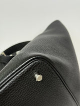 Hermès Picotin 22 In Black Clemence Leather With PHW