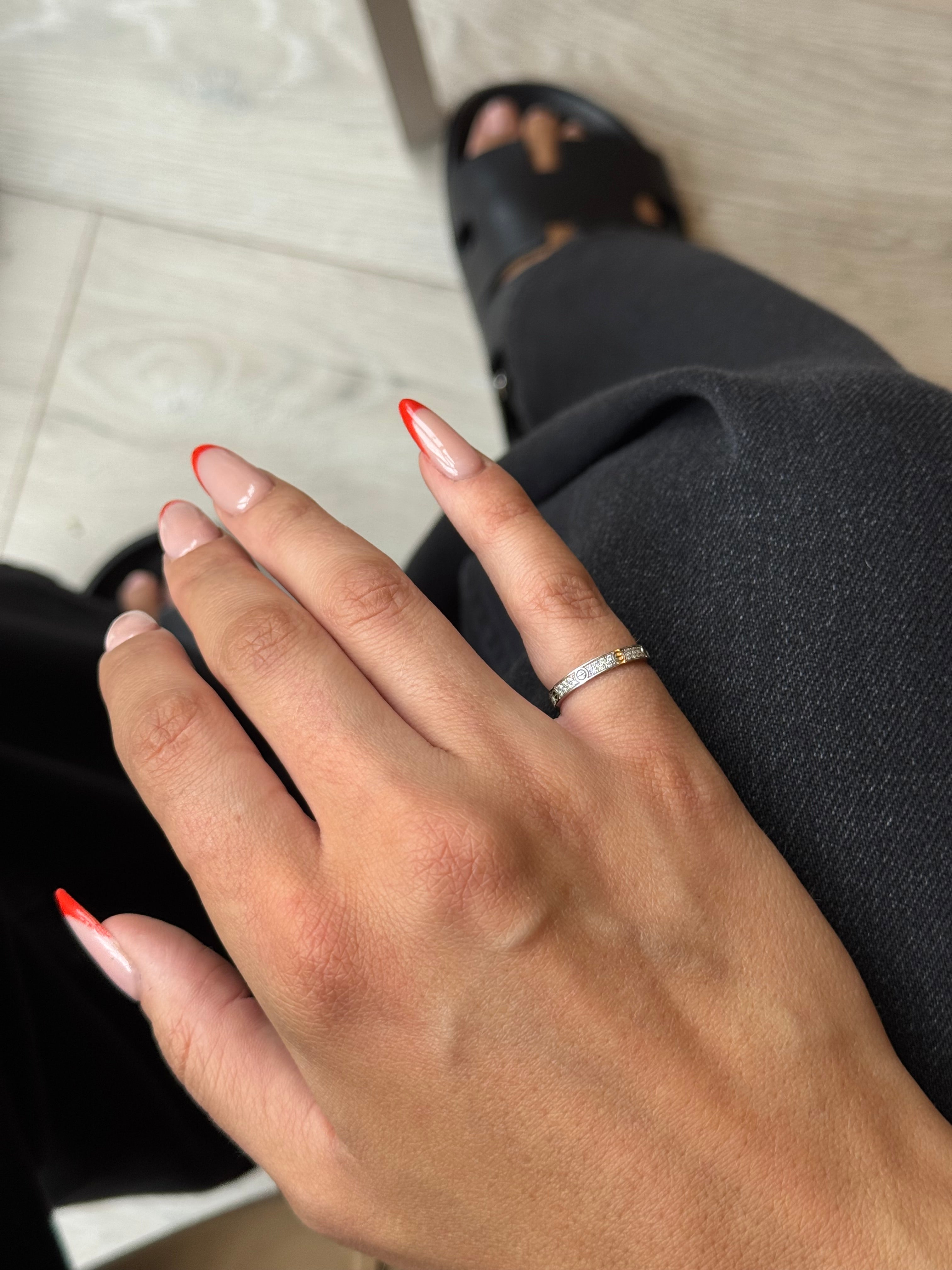 Cartier White Gold Diamond Love Ring (Size 49)