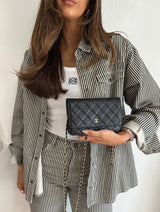 Chanel Wallet On Chain In Black Caviar Leather